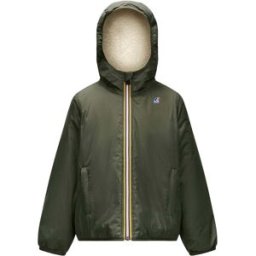 K-Way - Veste isolée, imperméable, coupe-vent - P.Le Vrai 4.0 Claude Orsetto Green Blackish - Taille Enfant 10 ans - Vert