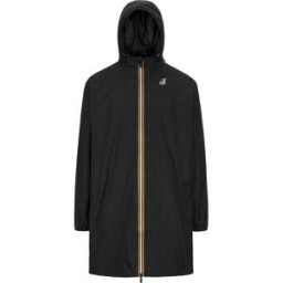 K-Way - Veste longue coupe-vent imperméable et compactable - Le Vrai 4.0 Eiffel East Black Pure - Taille XS - Noir