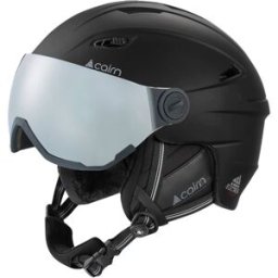 Cairn - Casque de ski/snowboard à visière - Electron Visor Mat Black - Taille 61-62 cm - Noir