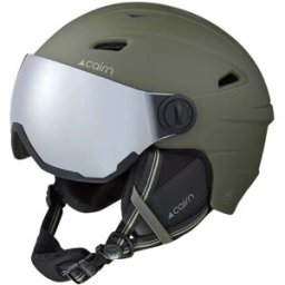 Cairn - Casque de ski/snowboard à visière - Electron Visor Mat Khaki - Taille 53-54 cm - Kaki