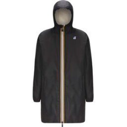K-Way - Veste longue isolée, imperméable, coupe-vent - P.Le Vrai 4.0 Eiffel Orsetto Black Pure - Taille Enfant 10 ans - Noir