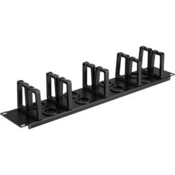 Renkforce RF-7116968 19 pouces Guide-câbles 2 UH étrier de guidage du câble mobile à 360° Black