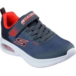 Skechers Baskets Microspec Max Advance Squad Pacer Charcoal Textile / Synthetic / Black / Red Trim EU 33 1/2 Garçon,Fille
