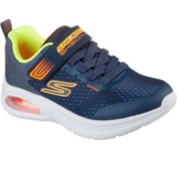 Skechers Baskets Microspec Max Advance Squad Pacer Navy Textile / Synthetic / Multi Trim EU 28 Garçon,Fille
