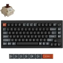 Keychron Clavier Mécanique Sans Fil V1u-d3 Black One Size unisex