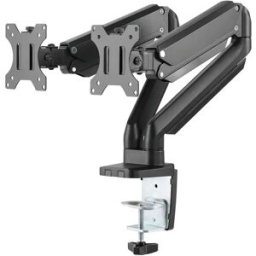 Deltaco Support Double Moniteur Arm-0351 Black One Size unisex
