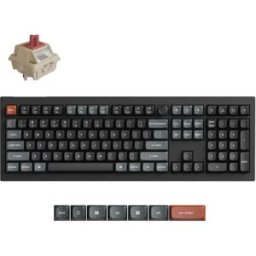 Keychron Clavier Mécanique Sans Fil V6u-d4 Black One Size unisex