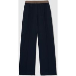 Reiss Pantalon ample à taille élastique Reiss Wilde bleu FR 38 Regular (EU 36)