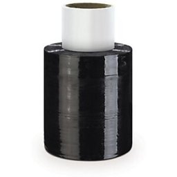 Cenpac Mini-bobine de film étirable manuel cast recyclé - NOIR 23 µ