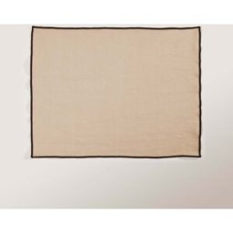 MADURA set de table Carlina Sable et bourdon noir - BEIGE 35x45 cm