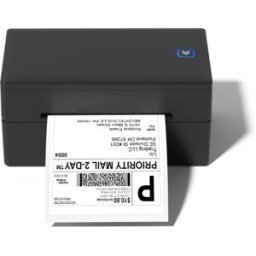 INF Imprimante thermique Bluetooth GD98 compacte pour bordereaux, codes-barres et étiquettes adhésives, compatible avec Le noir