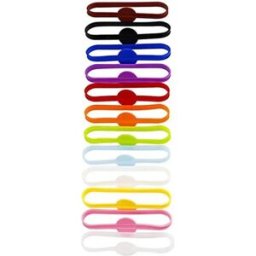 INF Anneaux marqueurs en silicone pour verres à vin - 12 pièces multicolores réutilisables pour fêtes, mariages et événements