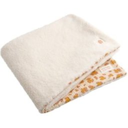 Sauthon Couverture bébé léopard en gaze de coton et sherpa Petit Chou
