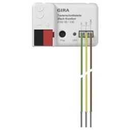 Gira Interface de bouton-poussoir 2 voies KNX Secure 519200 (519200)