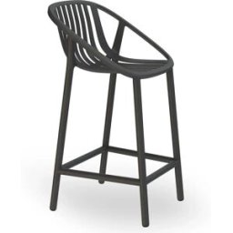 Resol Tabouret Moyen Bini 4 Pièces Dark Grey One Size