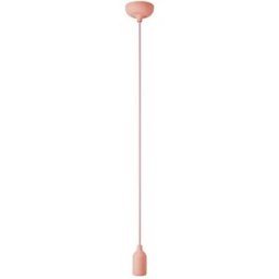 Creative Cables Suspension Colorée Avec Câble Textile Silicone Salmon One Size