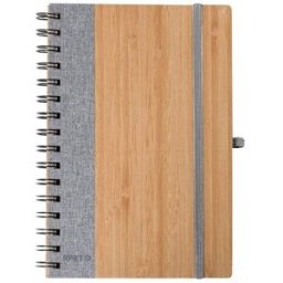 Cahier d'Entreprise Gasmon bambou PET recyclé gris