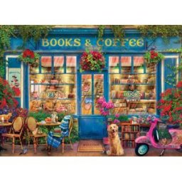 Eurographics Puzzle Livres et café - Gary Walton - 1000 pièces
