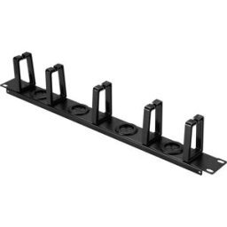 Renkforce RF-7116970 19 pouces Guide-câbles 1 UH étrier de guidage du câble mobile à 360° noir