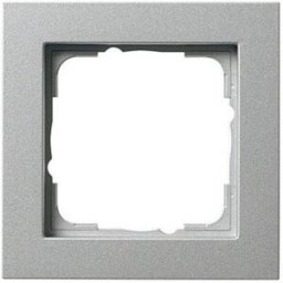 GIRA Gamme dinterrupteurs simple Cadre E2, Standard 55, System 55 aluminium 0211 25 1 pc(s)