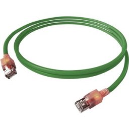 Easylan CS1OGADAD0070 RJ45 Câble réseau, câble patch CAT 6a S/FTP 7 m vert blindage double, sans halogène, ignifuge 1 pc(s)