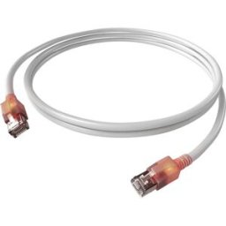 Easylan CS1OWADAD0070 RJ45 Câble réseau, câble patch CAT 6a S/FTP 7 m blanc blindage double, sans halogène, ignifuge 1 pc(s)