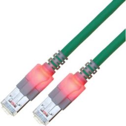 Easylan CS1OTCDCD0050 RJ45 Câble réseau, câble patch CAT 6 S/FTP 5 m turquoise blindage double, sans halogène, ignifuge 1 pc(s)