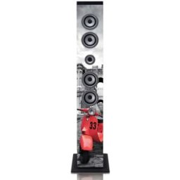 Ices Ibt-6 Roma - Tour De Son Bluetooth® Avec Radio Fm, Lecteur Usb Et Sd - Gris