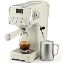 ROLIPO Machine À Expresso 20 Bars Avec Mousseur À Lait