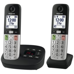 Panasonic Kx-tgu432exb Senioren Dect Telefoon Met Groot Display/toetsen - Duo Set
