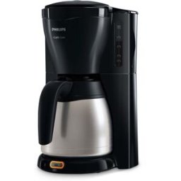 Machine À Café Filtre Philips Comptoir Black Ground Coffee 8 Tasses