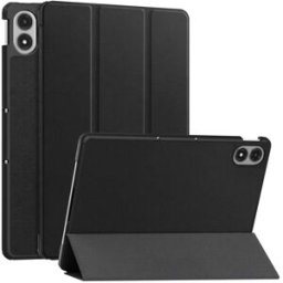 Étui Clapet Avizar Pour Xiaomi Redmi Pad 2 Pro Trifold Noir Simili Cuir