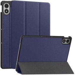 Étui Clapet Avizar Pour Xiaomi Redmi Pad 2 Pro Trifold Bleu Marine Simili Cuir