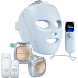 Masque LED CryoGlow + Appareil de soin FacialPro Glow + DePuffi - Bleu Bleu FW312EU par SharkNinja