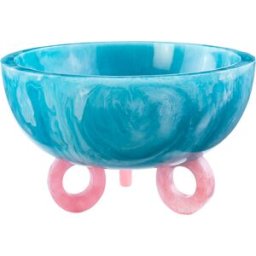 Jonathan Adler - Centre de table Mustique - Bleu - Acrylique - Designer Jonathan Adler