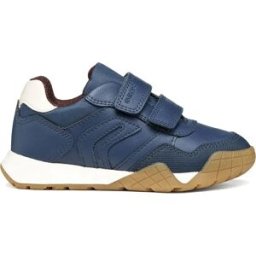 Geox Baskets Sans Lacets Rann-e A Navy / Light Ivory EU 34 Garçon