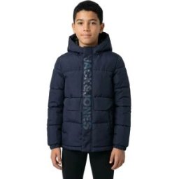 Jack & Jones Kids Veste Puffer Speed Navy Blazer / Detail Tone In Tone Logo Chest 10 Années Garçon