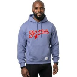 Grimey Sweat à Capuche Mud´s The Residence Madrid Boxy Blue 3XL Homme,Femme