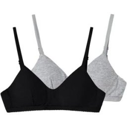 Lmtd Soutien-gorge Nantelle Bralette 2 Unités Black 11-12 Années Fille
