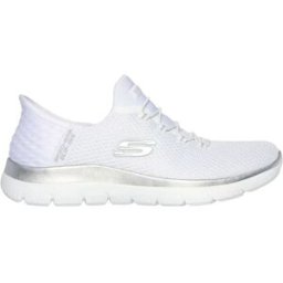 Skechers Baskets Slip-ins Summits Diamond Dream White Mesh / Silver Trim EU 39 1/2 Femme