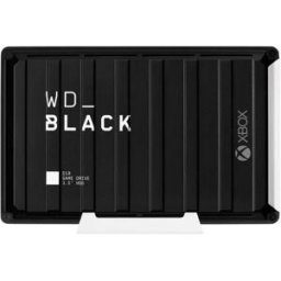 Western Digital Disque Dur Externe Hdd Wd_black D10 Game Drive Xbox One Wdba5e0120hbk 12tb Usb 3.2 Gen1 Black One Size unisex