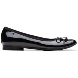 Clarks Clarks Patent Loreleigh Ballerina Shoes Noir EU 41 (UK 7)