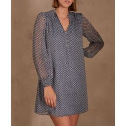 Maison 123 - Robe Macha imprimée marine 40