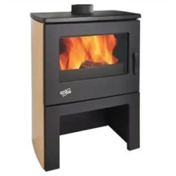 GODIN Poêle à bois panorama Chinon2 8 KW buche de 50 cm - 363113SAHARA