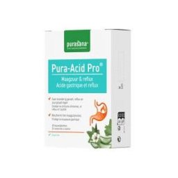 Purasana Pura-Acid Pro Acide Gastrique et Reflux 20 Comprimés à Mâcher - Boîte 20 Comprimés à Mâcher