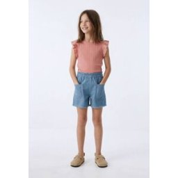 MONOPRIX PREMIUM Short uni en coton 14 ans