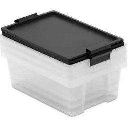 Tatay Boîte De Rangement Multifonction 7l 3 Unités Clear / Black One Size