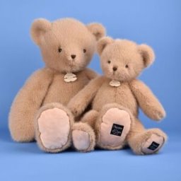 Histoire d'Ours Peluche ours Clémentin Miel Amande (60 cm)