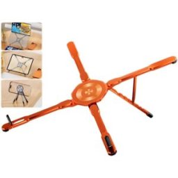 INF Support magnétique multifonction universel pour smartphone, tablette et ordinateur portable, avec 7 angles réglables Orange