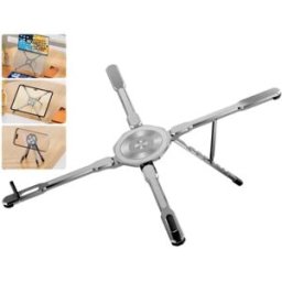 INF Support magnétique multifonction universel pour smartphone, tablette et ordinateur portable, avec 7 angles réglables Gris